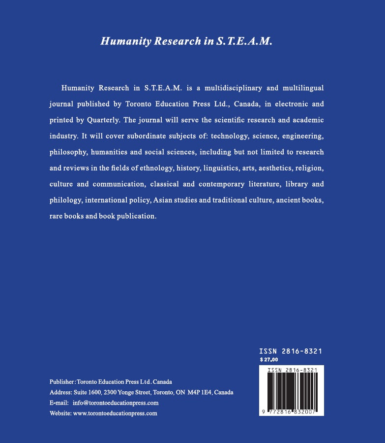 Humanity Research in S.T.E.A.M Vol 1 - Issue1 - 2025