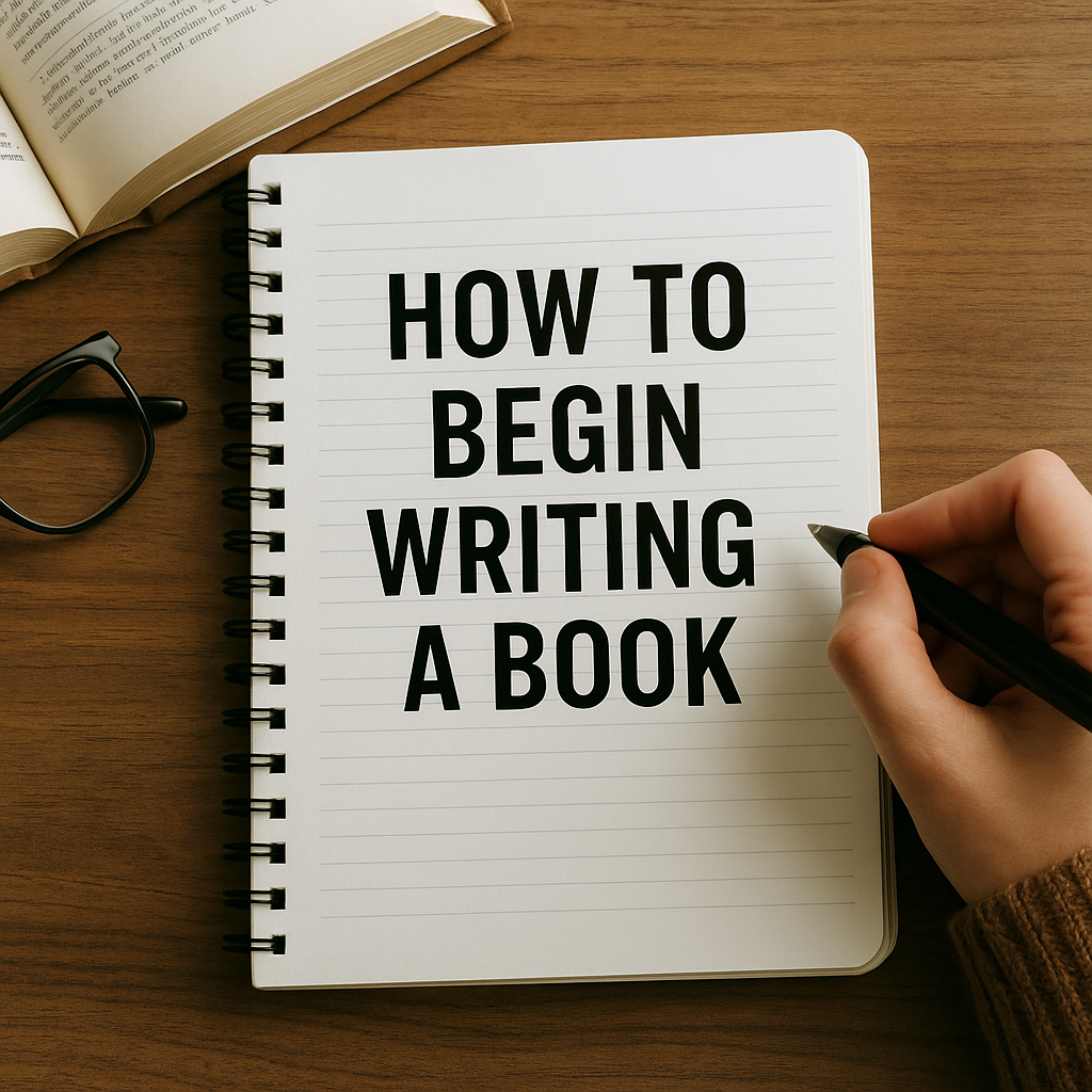 how to begin writing a book